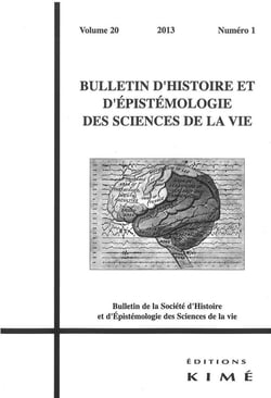 BULLETIN D'HISTOIRE ET D'EPISTEMOLOGIE DES SCIENCES DE LA VIE : histoire et représentations de l'épilepsie du XIXe siècle à aujourd'hui