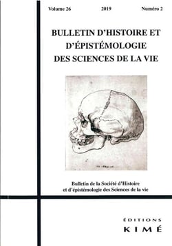 BULLETIN D'HISTOIRE ET D'EPISTEMOLOGIE DES SCIENCES DE LA VIE n.26