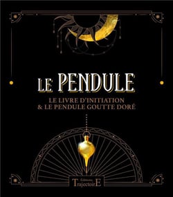 Le pendule - le livre d'initiation & le pendule goutte doré - coffret