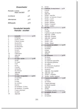 Vocabulaire thematique francais-occitan