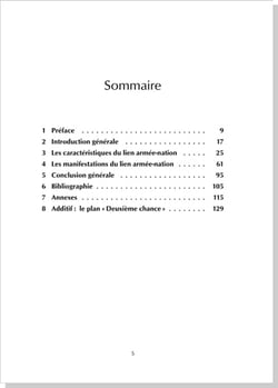 Le lien armee-nation - historique et perspective