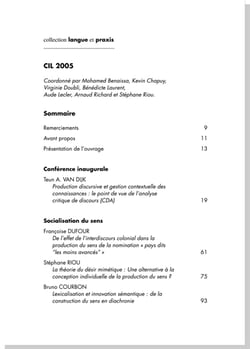 Le sens c'est de la dynamique ! la construction du sens en sciences du langage et en psychologie