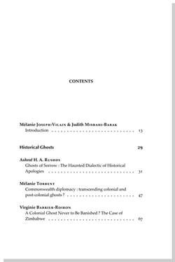 Postcolonial ghosts / fantomes post-coloniaux with poems by / avec des poemes de gerry turcotte