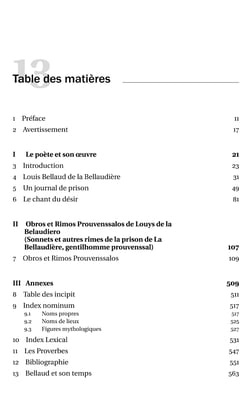 Louis bellaud de la bellaudiere : obros et rimos (sonnets et autres rimes de la prison)
