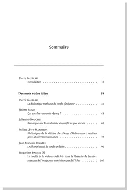 La pomme d'eris : le conflit et sa representation dans l'antiquite