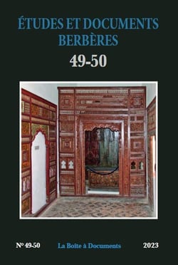 Études et documents berbères n.49 : la boîte à documents