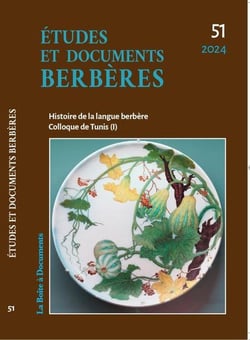 Études et documents berbères n.51 : Histoire de la langue berbère Colloque de Tunis (I)