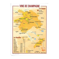 Vins de Champagne cartes postales