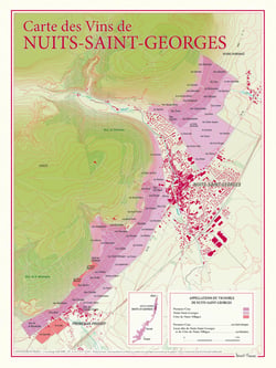 Carte des vins de Nuits-Saint-Georges