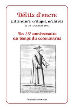 Delits d'encre n 28 - un 25eme anniversaire au temps du coronavirus