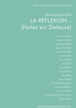 Philosophique, année 2016 : La réflexion - [Notes sur Deleuze]