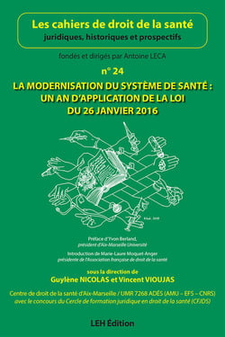 La modernisation du systeme de sante : un an d'application de la loi du 26 janvier 2016 (n 24)