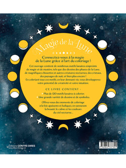 Magie de la lune - livre de coloriage