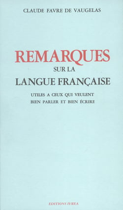 Remarques sur la langue française
