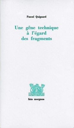 Une Gene Technique a l'Egard des Fragments