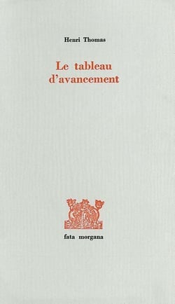 Le tableau d'avancement