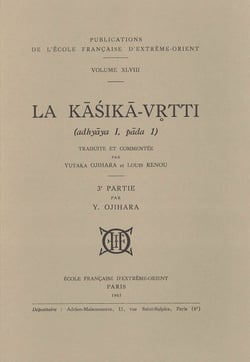 La Kasika-VRTTI (adhyaya I, pada I)
