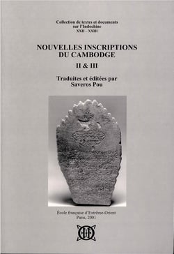 Nouvelles inscriptions du Cambodge - t.2 et t.3