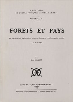 Forêts et pays - carte schématique des formations forestières dominantes et de l'occupation humaine a