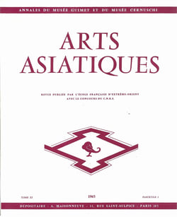 Arts asiatiques t.11-1 (1973)