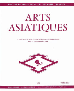 Arts asiatiques t.21 (1970)