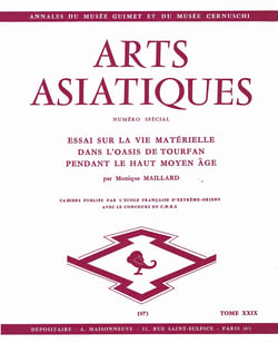 N  special : essai sur la vie materielle dans l'oasis de tourfan pendant le haut moyen age
