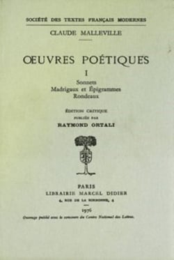Oeuvres poetiques i
