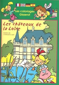 Les chateaux de la loire - coloriages