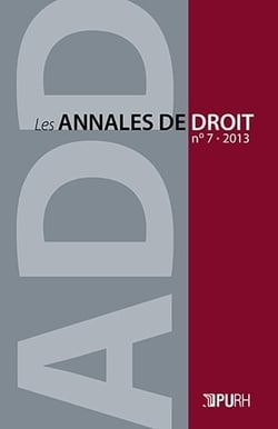Les Les Annales de droit, n° 7/2013