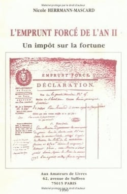L'Emprunt forcé de l'an II : un impôt sur la fortune
