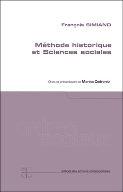 Francois simiand - methode historique et sciences sociales