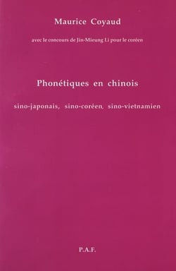 Phonetiques en chinois (sino-japonais, sino-coreen, sino-vietnamien)