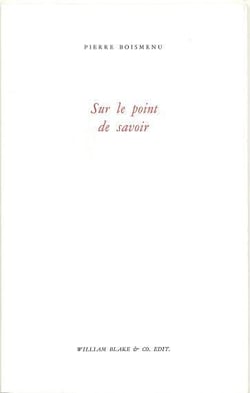 Sur le point de savoir