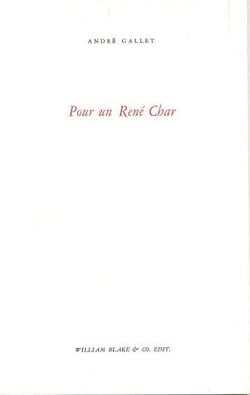 Pour rene char