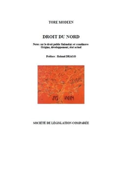 Droit du nord. notes sur le droit public finlandais et scandinave. origine, deve