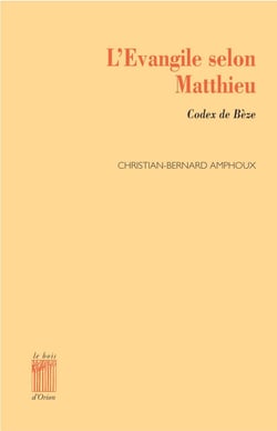L'Évangile selon Matthieu : Codex de Bèze
