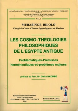 Les cosmo théologies philosophiques de l'Egypte Antique