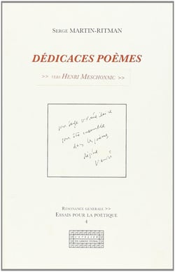 Dedicaces poemes - vers henri meschonnic