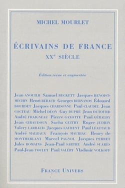 Ecrivains de france - xxe siecle