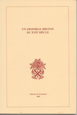 Un armorial breton du xvii siècle