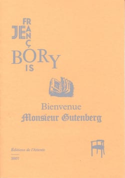 Bienvenue monsieur gutenberg