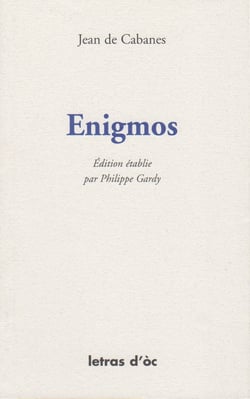 Enigmos edition etablie par philippe gardy