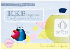 Une histoire pour petit théâtre Kamishibaï : KKB scarabée : parfumeur à Paris