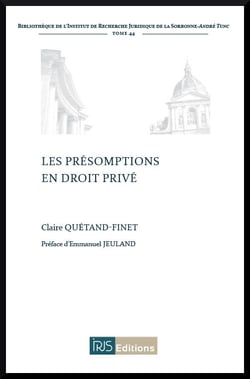 Les presomptions en droit prive