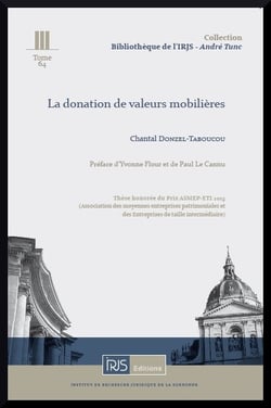 La donation de valeurs mobilieres