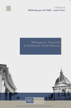 Melanges en l'honneur du professeur gerard marcou