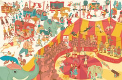 Au cirque avec marie caudry