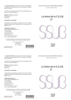 Lettre de la S.S.U.B. 27