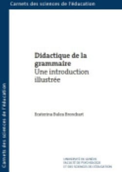 Didactique de la grammaire : Une introduction illustrée