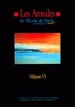 Les annales de l'epm Tome 6 - Travaux de l'année 1999